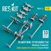 RESKIT RSK32-0022 US NAVY MHU-191/M (AERO 21A) Munitions Transporter (with adapters for bombs) (Carrier Fleet) (3D Printed model kit) 1/32